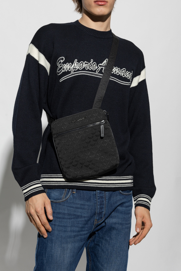 GenesinlifeShops Canada Black Shoulder bag with monogram Emporio